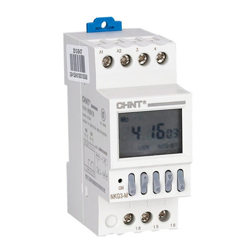 INTERRUPTOR HORARIO DIGITAL SEMANAL 220VAC NKG3-M CHINT