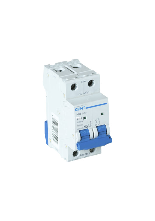 INTERRUPTOR TERMOMAGNETICO NB1  2X10A-6KA CHINT